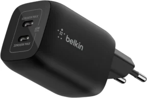 Belkin, carregador USB-C duplo de 65 W com GaN