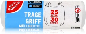 Gut & Günstig, 30 sacos do lixo com pegas de 25 L