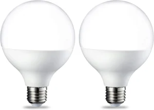 Amazon Basics G93, lâmpada LED E27 em forma de globo