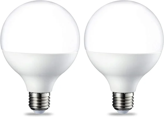 Amazon Basics G93, lâmpada LED E27 em forma de globo