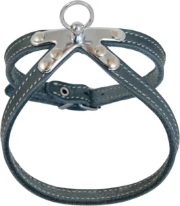 Jack and Vanilla, arnês de couro para cão, 50 cm x 10 mm