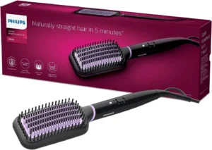 Philips StyleCare, escova de alisamento cerâmica, preto
