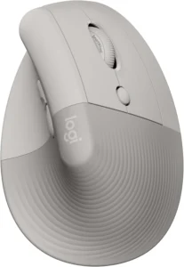 Logitech Lift, rato ergonómico vertical, areia