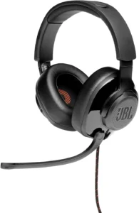 JBL Quantum 200, auscultadores gaming com microfone