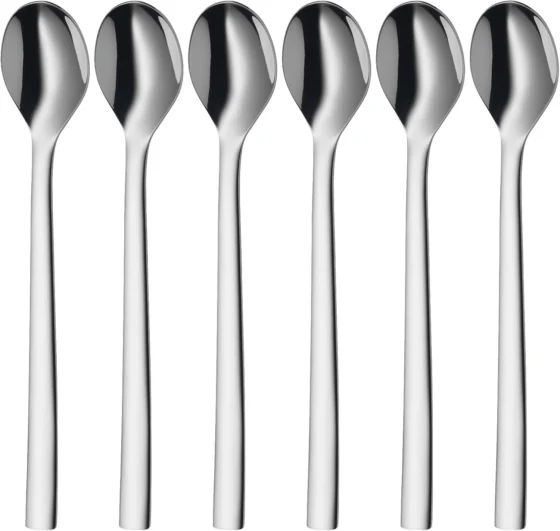 WMF Nuova, conjunto de 6 colheres Latte Macchiato de 19 cm