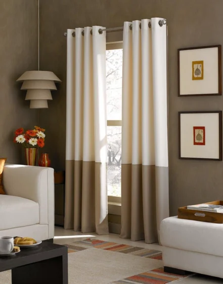 Curtainworks Kendall, cortina com ilhós de 120 polegadas