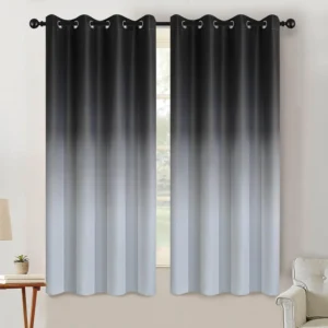 SimpleHome, cortinas opacas com gradiente, 2 peças