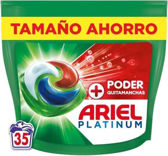 Ariel PODs Platinum, detergente em cápsulas, 35 lavagens