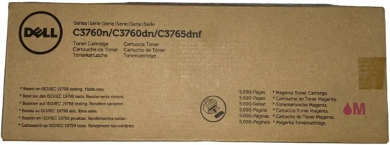 Dell 8JHXC C3760N, toner de cor vermelha