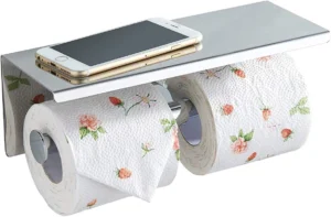 BGL Bath Decor, suporte de papel higiénico, cabeça dupla