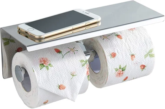BGL Bath Decor, suporte de papel higiénico, cabeça dupla