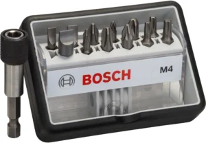 Bosch 2 607 002 566 Conjunto de 12 + 1 pontas, M extraduras, 25 mm