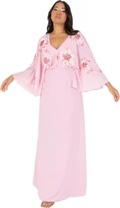 Maya Deluxe, vestido longo de lantejoulas para casamento