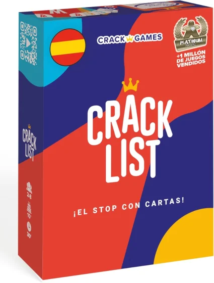 Yaqua Crack List, jogo Stop com cartas para 2 a 8 jogadores