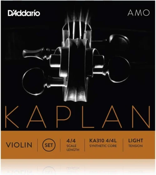 D'Addario KA310, cordas para violino 4/4, tensão leve