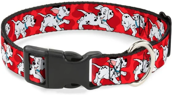 Buckle-Down, coleira para cães, dálmatas, pescoço 9-15