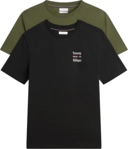 Tommy Hilfiger 2 Pack Chest Graphic Reg Tees Mw0mw45091 t-shirt S/S