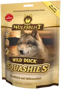 Wolfsblut Squashies Wild Duck, pato de peluche pequeno