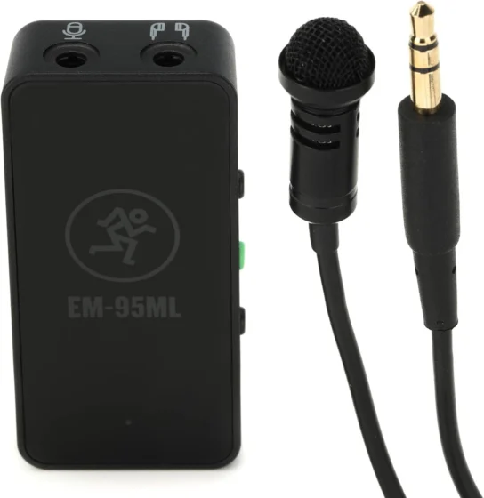 Mackie EM-95, microfone de lapela para smartphones e DSLR
