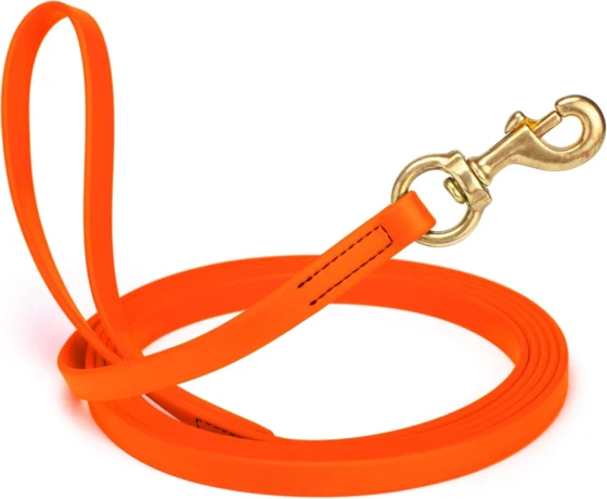Dogline Viper Biothane Trela de rastreamento de trabalho para cães