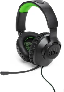 JBL Quantum 100X, auscultadores gaming, microfone removível