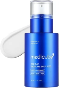 medicube Exosome Shot Zero 2,000 PPM Spicule facial Serum
