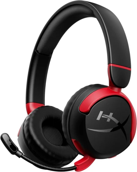 HyperX Cloud Mini Sem fios, limite de volume 85dB, Preto