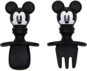 Bumkins Disney, talheres de silicone para bebés com Mickey Mouse