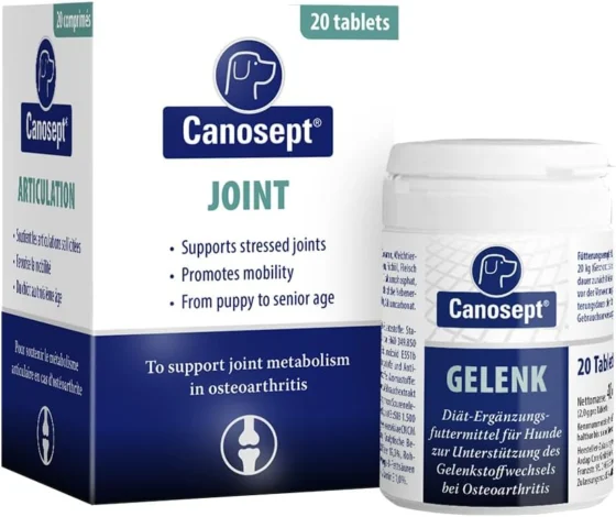 Canosept, condroprotetor para cães, 20 comprimidos