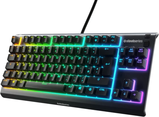 SteelSeries Apex 3 TKL, teclado gaming compacto com RGB