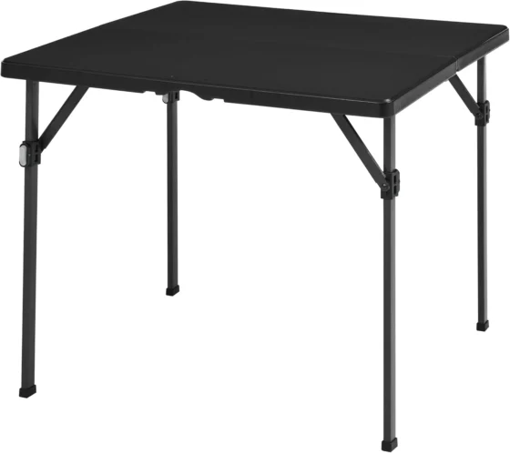 Amazon Basics, mesa de jantar dobrável quadrada com pega de transporte