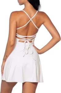 IDOPIP, vestido de ténis feminino com soutien integrado