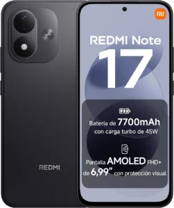 Xiaomi Redmi Note 17, telemóvel com bateria de 7700 mAh