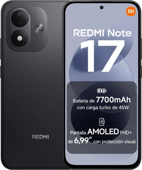 Xiaomi Redmi Note 17, telemóvel com bateria de 7700 mAh