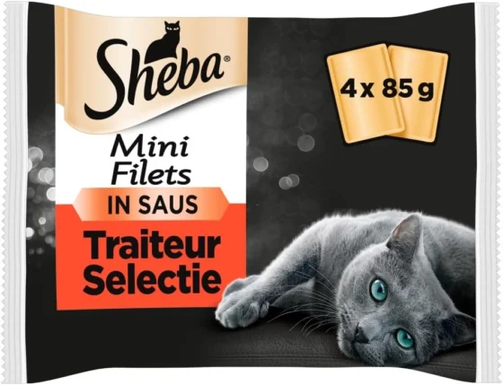 Sheba Mini Filets, comida húmida para gatos, 52 x 85 g