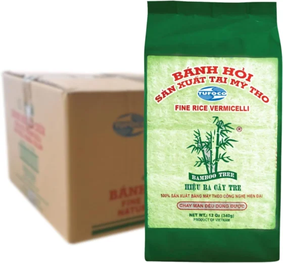 BambooTree, vermicelli de arroz finos, 30 x 340 g