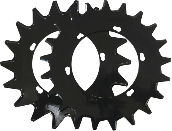 Stens 385-588, lâminas de barbear, preto