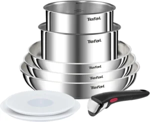 Tefal Ingenio Emotion, conjunto de 5 peças em aço inoxidável