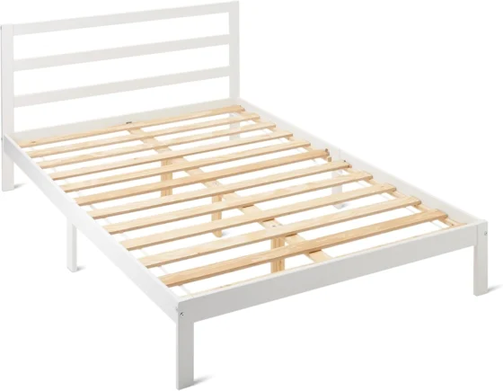 Amazon Basics, estrutura de cama de madeira com somier