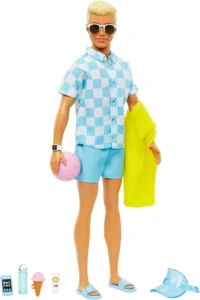 Barbie, boneco Ken Dia na Praia, feito de plásticos reciclados