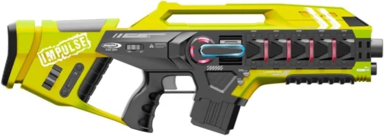 Jamara 410083 Impulse Gun, até 40 m de alcance, amarelo/vermelho