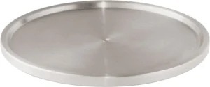 WENKO, bandeja giratória em aço inoxidável, 26,5 cm
