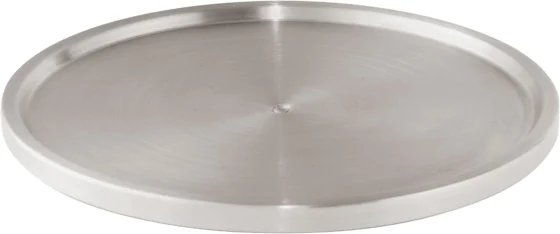 WENKO, bandeja giratória em aço inoxidável, 26,5 cm