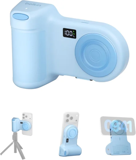 Belkin Stage PowerGrip, pega magnética com bateria 9300 mAh