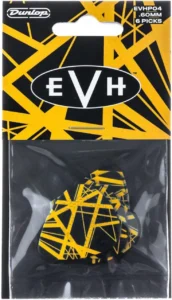 Jim Dunlop Eddie Van Halen VHII, palhetas de guitarra, pack de 6