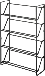 Yamazaki 2392 Frame, sapateira de 4 níveis, preto e azul