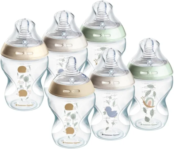 Tommee Tippee Natural Start, 6 biberões anticólicas 260 ml