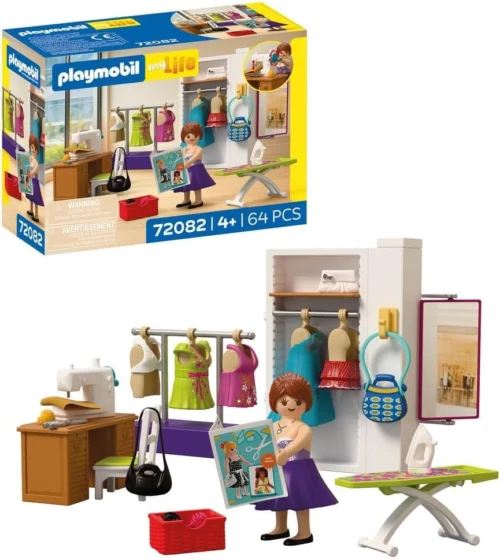 PLAYMOBIL MyLife, oficina de costura com máquina de costura