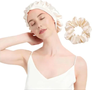 Alriedy, pack de 2 gorros de seda para dormir