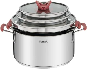 Tefal Optispace, conjunto de 3 panelas, 18/20/24 cm